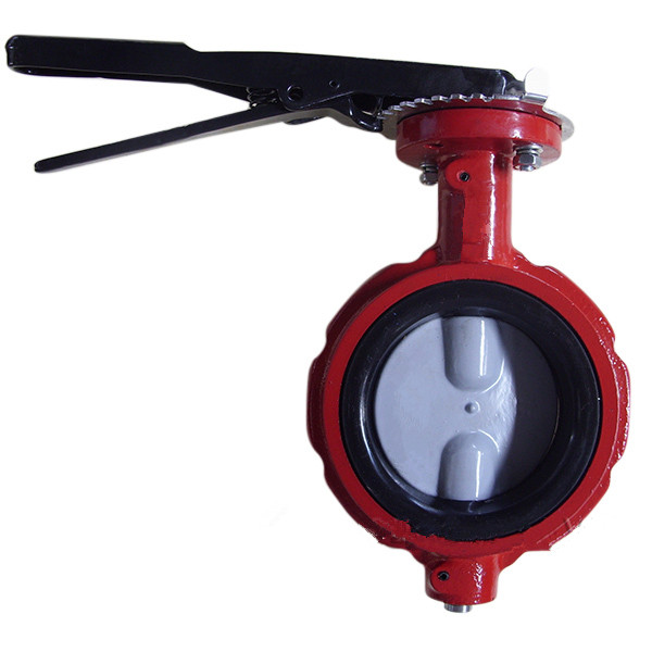 Wafer Butterfly Valve Cast Iron 150LB Notched Type From China