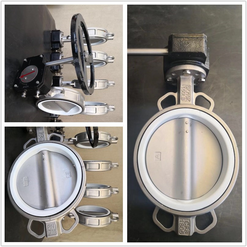 cf8 wafer butterfly valve