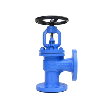 Angle Globe Valve Din3202 Flange Wcb PN40 