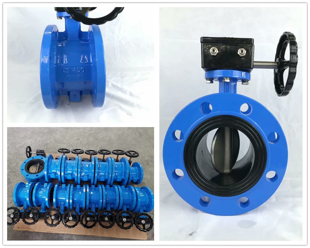 法兰球铁软靠背蝶阀