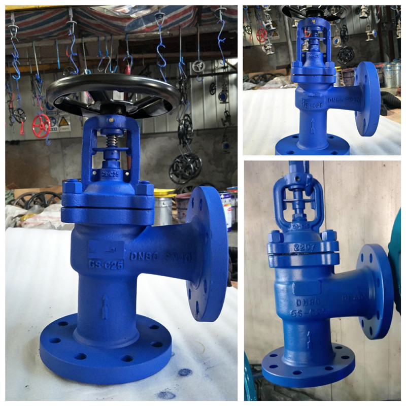 WCB Angle bellow seal globe valve