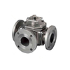 Flange Ball Valve 3 Way CF8 PN16