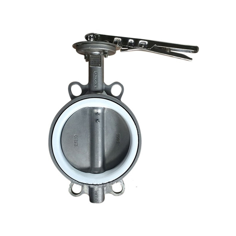 Wafer Butterfly Valve Stainless Steel PN16 PTFE Seat