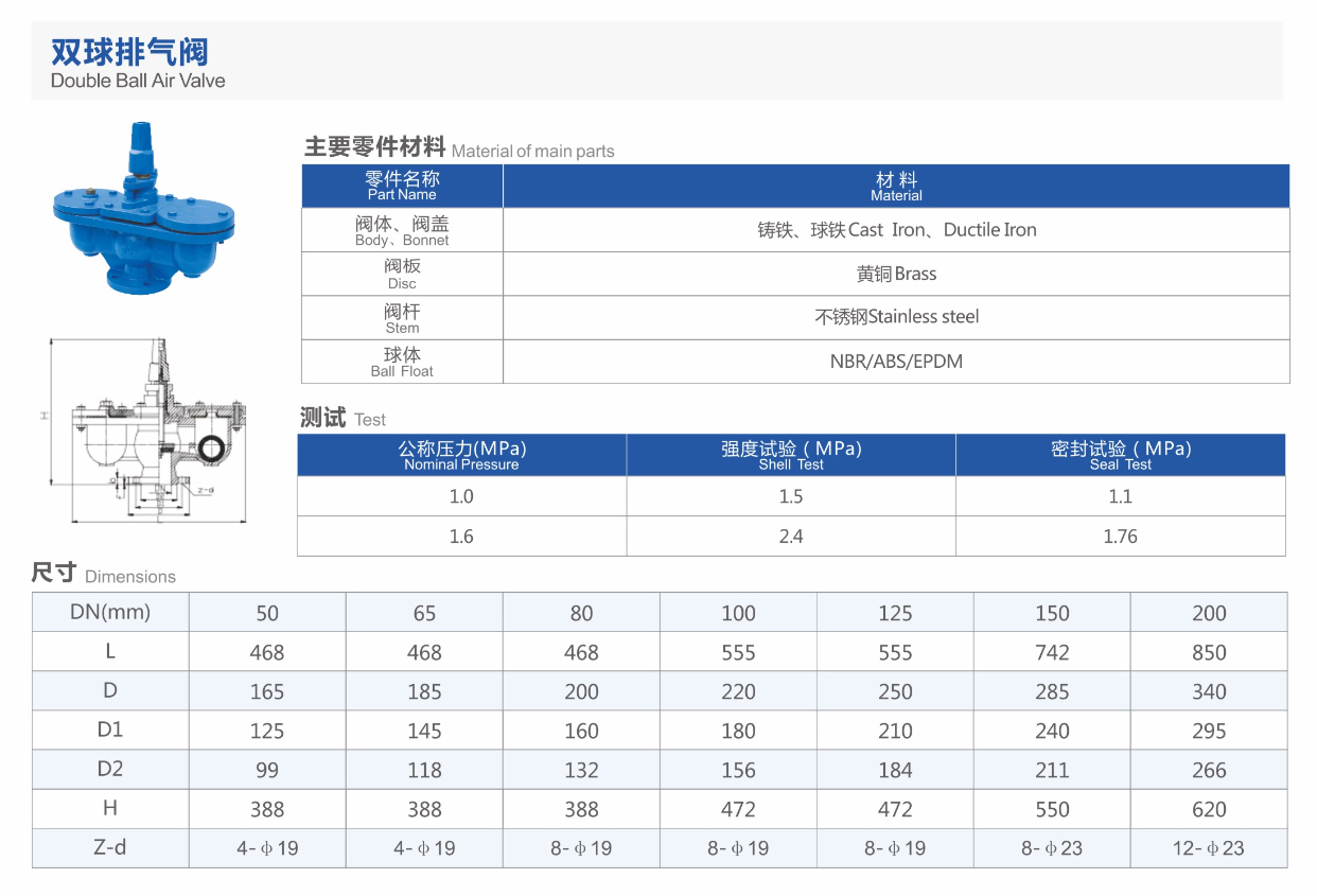 air valve double ball