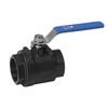 2pcs Thread Ball Valve Carbon Steel 1000wog 